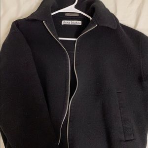 Acne Studios Black Zip Up Jacket